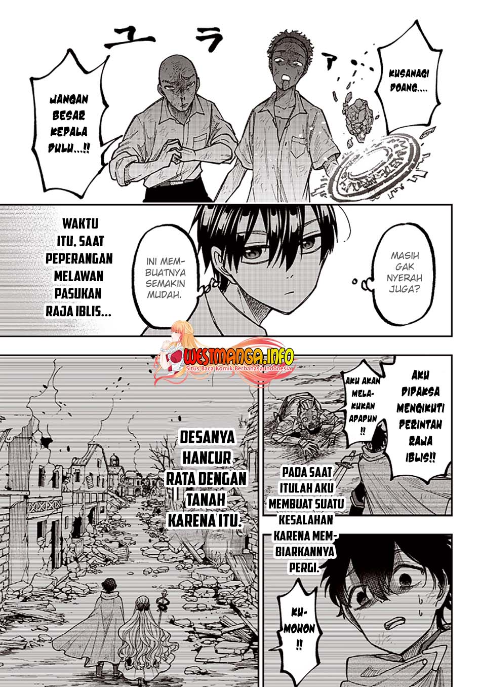 Kyuuseishu MESHIA ~Isekai wo sukutta moto yuusha ga mamono no afureru genjitsu sekai wo musou suru~ Chapter 5 - Halaman 9
