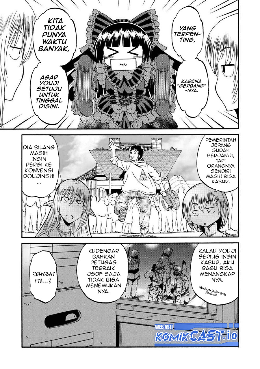 Gate – Jietai Kare no Chi nite Kaku Tatakeri Chapter 123 Gambar 12