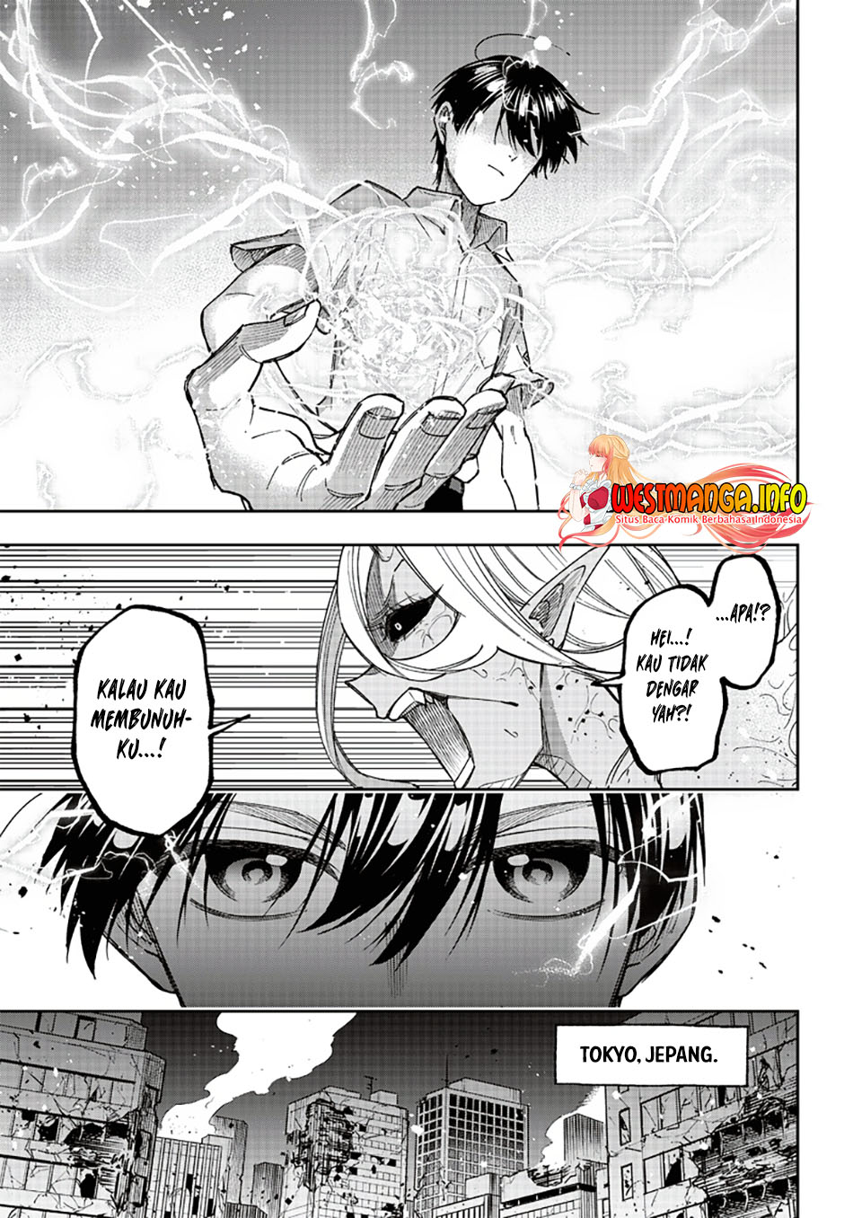 Kyuuseishu MESHIA ~Isekai wo sukutta moto yuusha ga mamono no afureru genjitsu sekai wo musou suru~ Chapter 19 - Halaman 9