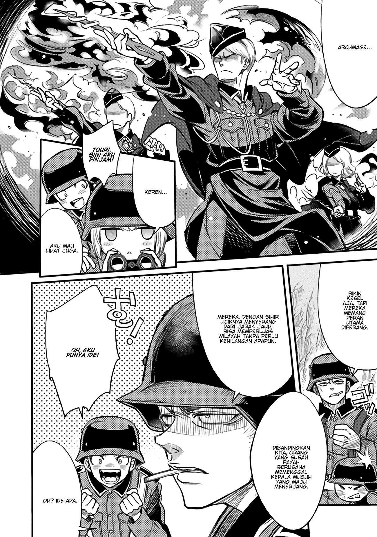 TS Eiseihei-san no Senjou Nikki Chapter 02.1 Gambar 7
