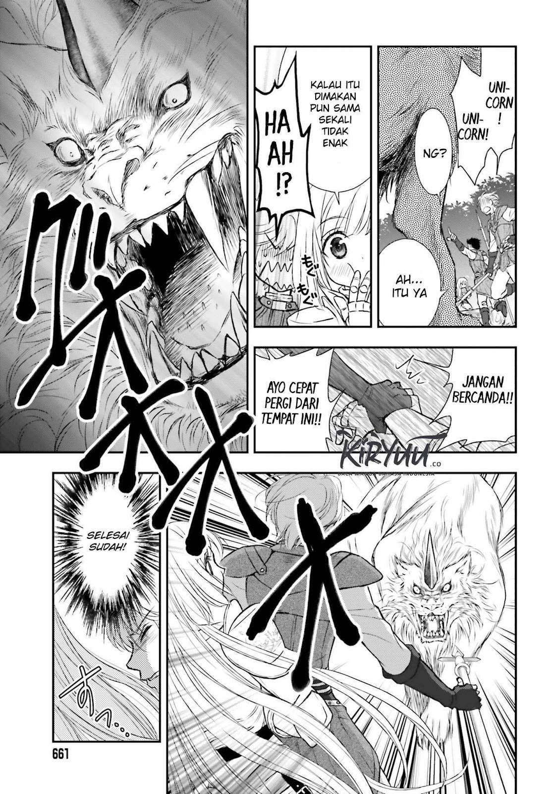 Shinigami ni Sodaterareta Shoujo wa Shikkoku no Tsurugi wo Mune ni Idaku Chapter 4 Gambar 11