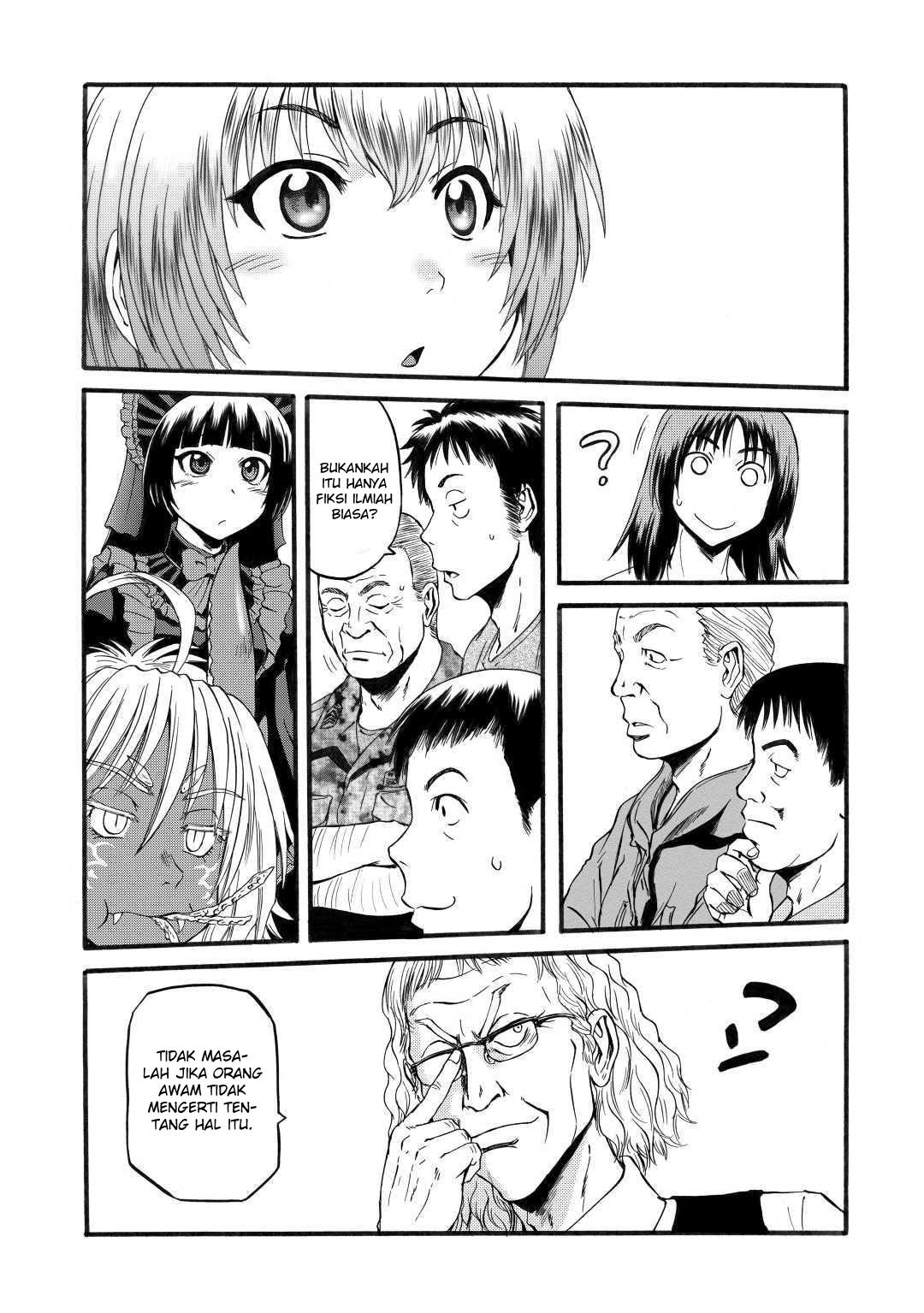 Gate – Jietai Kare no Chi nite Kaku Tatakeri Chapter 95 Gambar 13