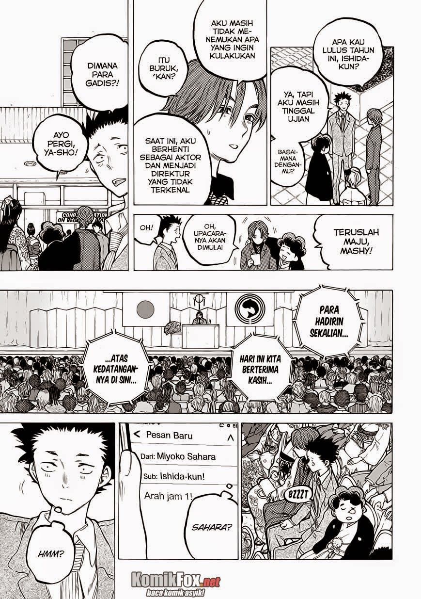 Koe no Katachi Chapter 62 Gambar 7