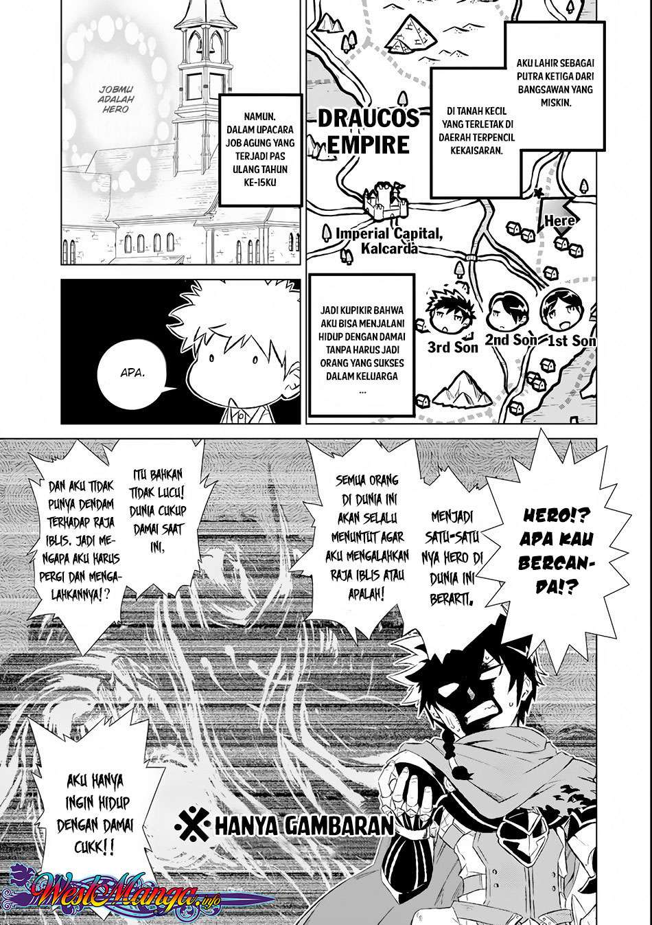 Isekai de tadahitori no mamono tsukai ~ tenshoku shitara maou ni machigawa remashita Chapter 1.1 Gambar 7